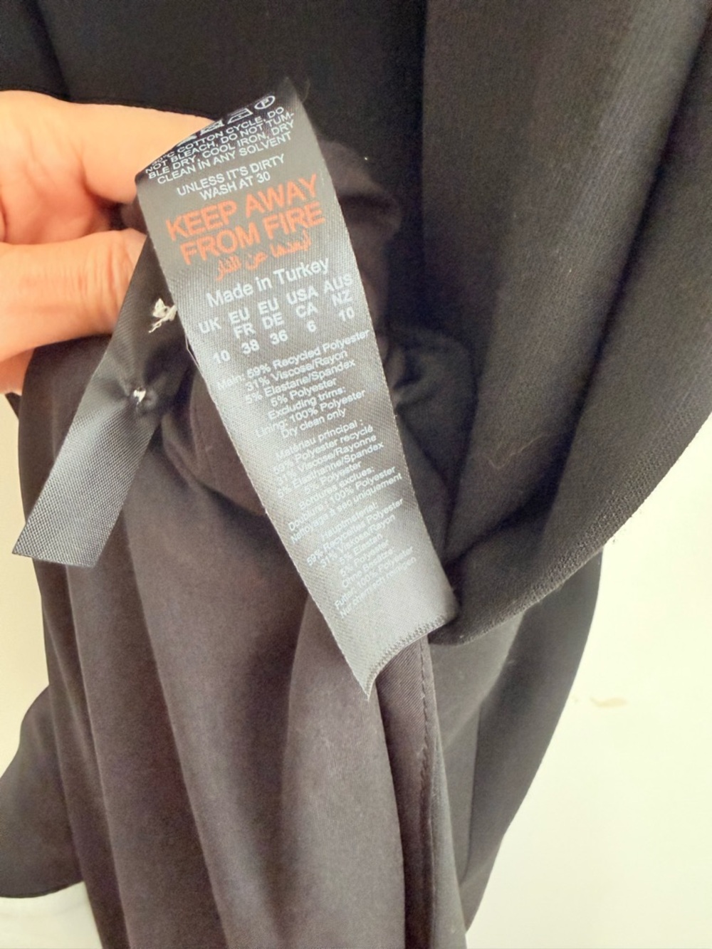 Karen Millen Tuxedo Halter Neck Dress NWT - Picture 10 of 11